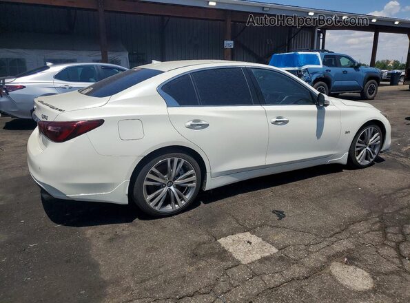 JN1EV7AP6JM360477 2018 INFINITI Q50 White Հետևի աջ