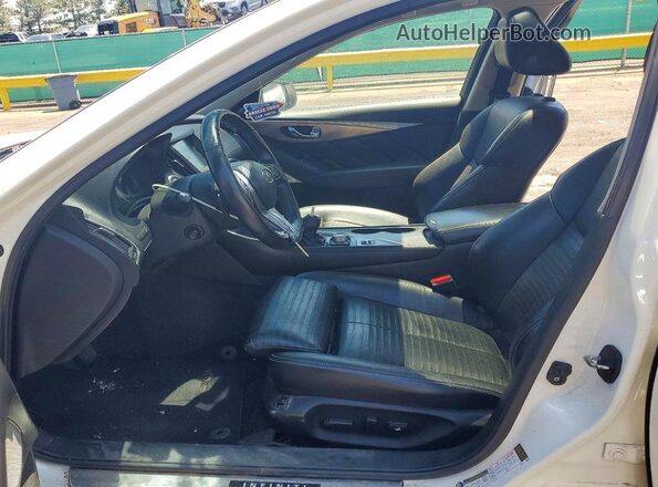 JN1EV7AP6JM360477 2018 INFINITI Q50 White Սալոնի դիմացի տեսք