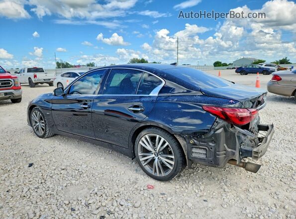 JN1EV7AP6JM363296 2018 INFINITI Q50 Black Задня ліва чверть