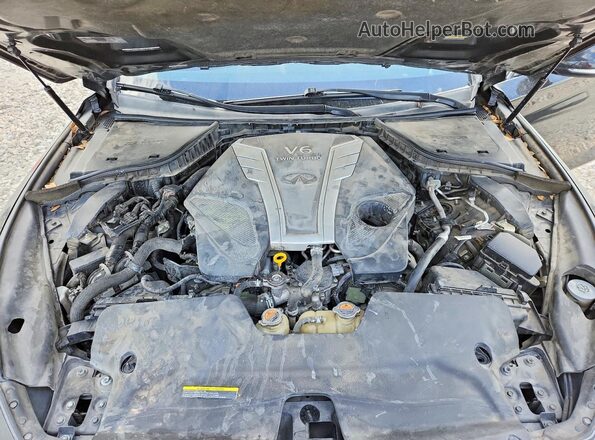 JN1EV7AP6JM363296 2018 INFINITI Q50 Black Вид задньої частини салону