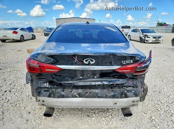 JN1EV7AP6JM363296 2018 INFINITI Q50 Black Вид ззаду