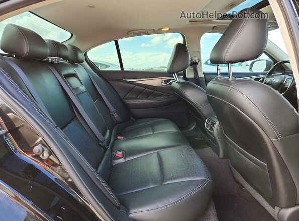 JN1EV7AP6JM363296 2018 INFINITI Q50 Black Вид задніх сидінь