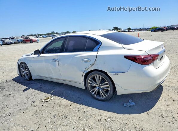 JN1EV7AP6JM364304 2018 INFINITI Q50 White Trasero izquierdo