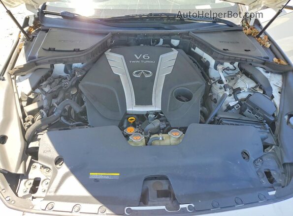 JN1EV7AP6JM364304 2018 INFINITI Q50 White Vista interior trasera