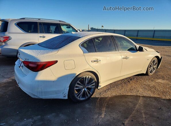 JN1EV7AP6JM366361 2018 INFINITI Q50 White Задня права чверть