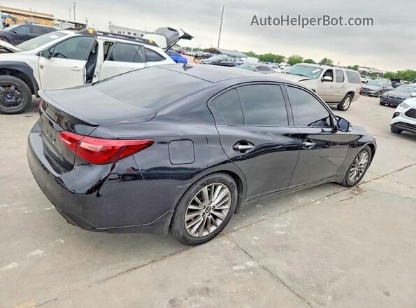 JN1EV7AP6KM514588 2019 INFINITI Q50 Black უკანა მარჯვენა