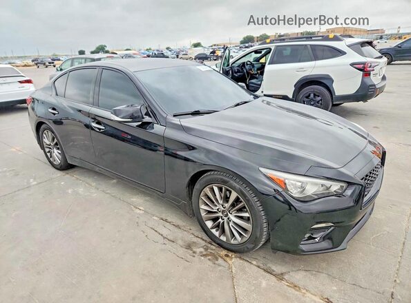 JN1EV7AP6KM514588 2019 INFINITI Q50 Black წინა მარჯვენა
