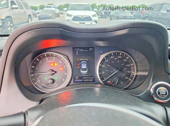 JN1EV7AP6KM514588 2019 INFINITI Q50 Black ხელსაწყოთა პანელის ხედი