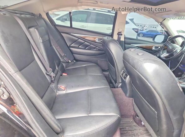JN1EV7AP6KM514588 2019 INFINITI Q50 Black უკანა სავარძლების ხედი