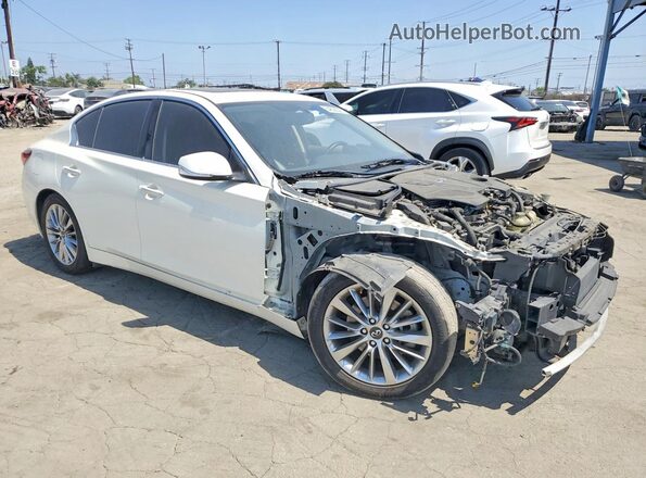 JN1EV7AP6KM515949 2019 INFINITI Q50 White წინა მარჯვენა