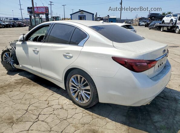 JN1EV7AP6KM515949 2019 INFINITI Q50 White უკანა მარცხენა
