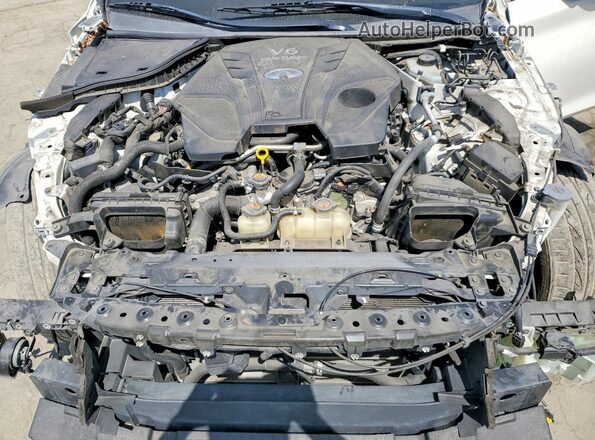 JN1EV7AP6KM515949 2019 INFINITI Q50 White უკანა სალონის ხედი