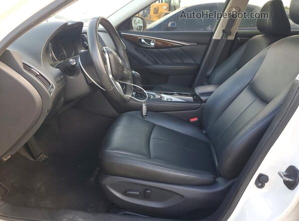 JN1EV7AP6KM516146 2019 INFINITI Q50 White Вид салону спереду