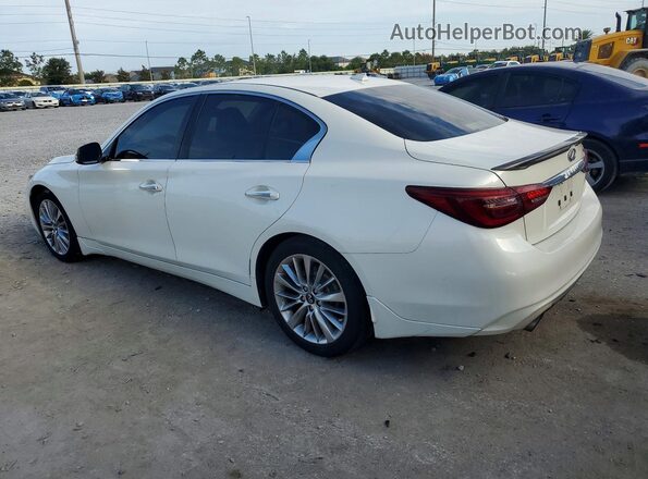 JN1EV7AP6KM516146 2019 INFINITI Q50 White Задня ліва чверть