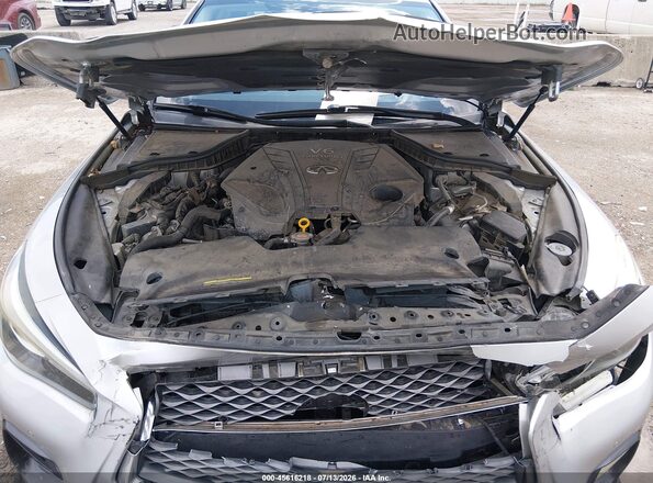 JN1EV7AP6KM519239 2019 INFINITI Q50 Серебряный Вид сзади