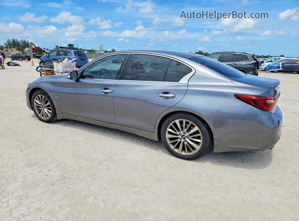 JN1EV7AP6KM519323 2019 INFINITI Q50 Silver უკანა მარცხენა