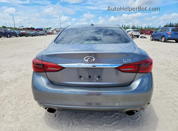 JN1EV7AP6KM519323 2019 INFINITI Q50 Silver უკანა ხედი