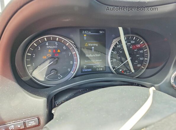 JN1EV7AP6KM519323 2019 INFINITI Q50 Silver ხელსაწყოთა პანელის ხედი