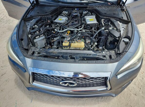 JN1EV7AP6KM519323 2019 INFINITI Q50 Silver უკანა სალონის ხედი