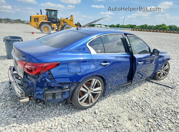 JN1EV7AP6KM541709 2019 INFINITI Q50 Blue Trasero derecho