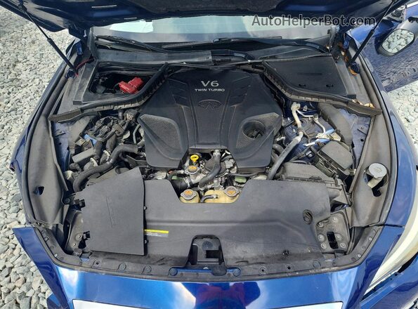 JN1EV7AP6KM541709 2019 INFINITI Q50 Blue Vista interior trasera