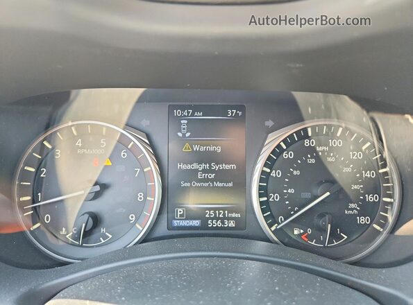 JN1EV7AP6LM204622 2020 INFINITI Q50 Black ხელსაწყოთა პანელის ხედი