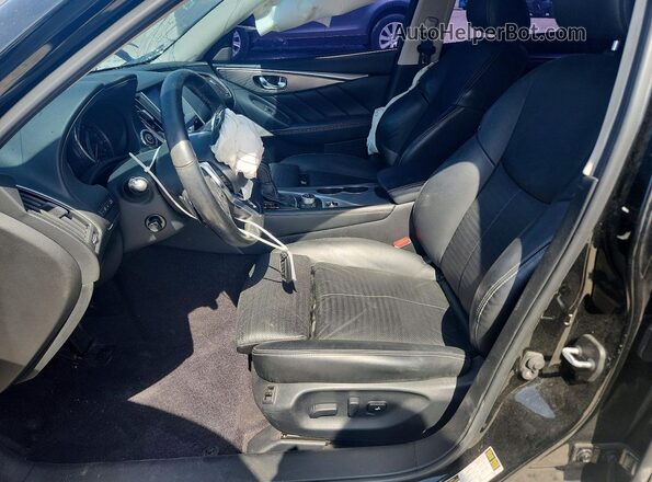 JN1EV7AP6LM204894 2020 INFINITI Q50 Черный Вид салона спереди