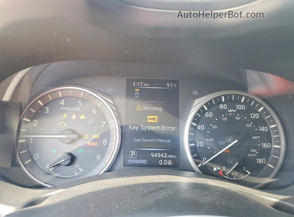 JN1EV7AP6LM206533 2020 INFINITI Q50 White ხელსაწყოთა პანელის ხედი
