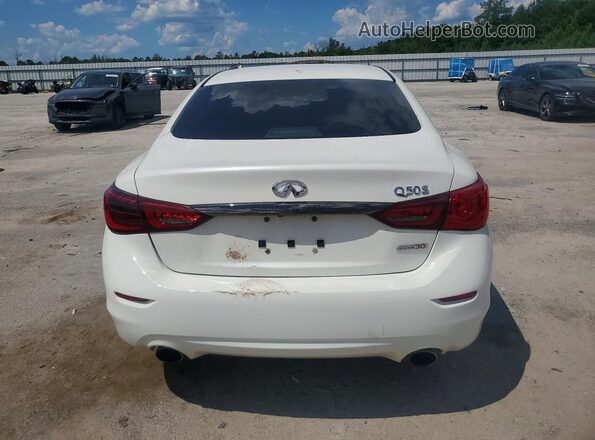 JN1EV7AP6LM206533 2020 INFINITI Q50 White უკანა ხედი