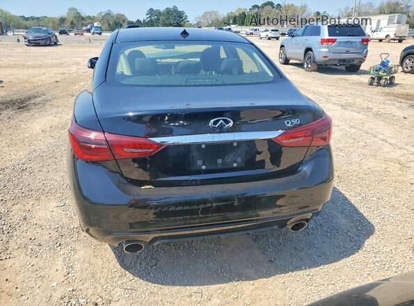 JN1EV7AP6MM702594 2021 INFINITI Q50 Black უკანა ხედი
