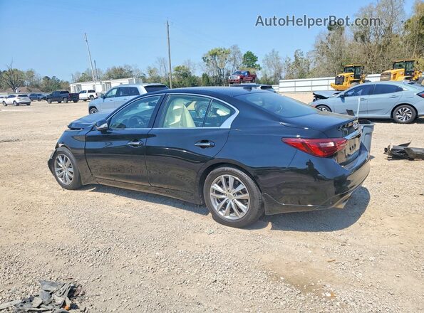 JN1EV7AP6MM702594 2021 INFINITI Q50 Black უკანა მარცხენა