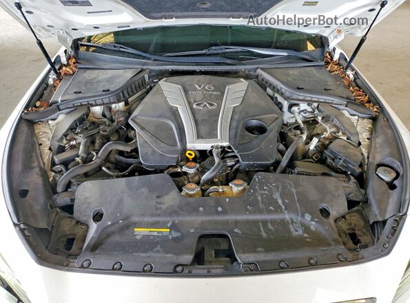 JN1EV7AP7JM350623 2018 INFINITI Q50 White Вид задньої частини салону