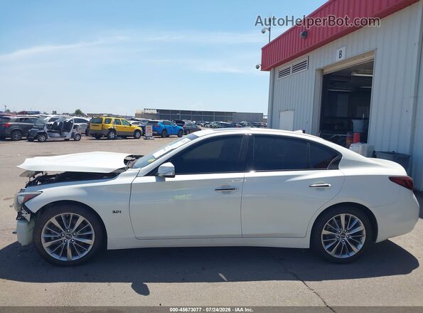 JN1EV7AP7JM353117 2018 INFINITI Q50 White 
