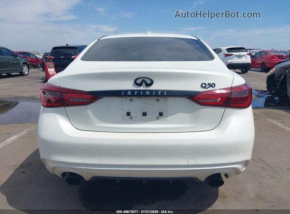 JN1EV7AP7JM353117 2018 INFINITI Q50 White 