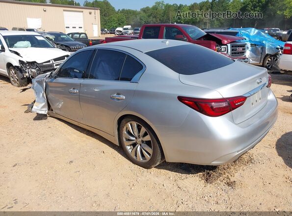 JN1EV7AP7JM359211 2018 INFINITI Q50 Silver Trasero izquierdo