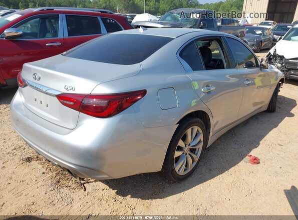 JN1EV7AP7JM359211 2018 INFINITI Q50 Silver Trasero derecho