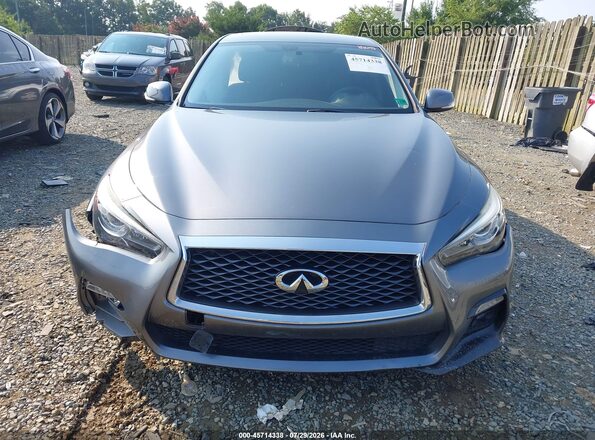 JN1EV7AP7JM364053 2018 INFINITI Q50 Серый Вид щитка приборов