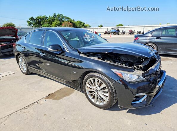 JN1EV7AP7KM519623 2019 INFINITI Q50 Black Передня права чверть
