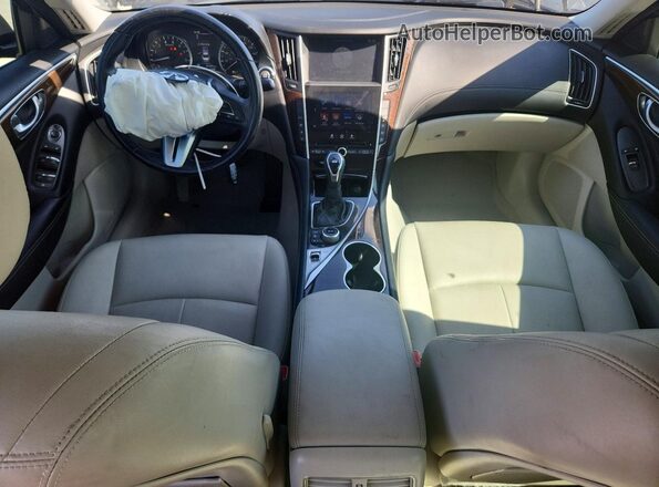 JN1EV7AP7KM519623 2019 INFINITI Q50 Black Вид панелі приладів