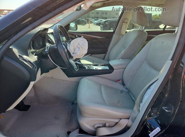 JN1EV7AP7KM519623 2019 INFINITI Q50 Black Вид салону спереду