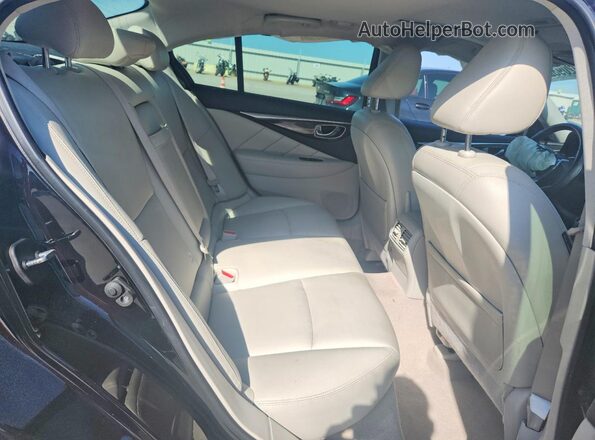 JN1EV7AP7KM519623 2019 INFINITI Q50 Black Вид задніх сидінь