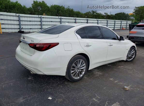 JN1EV7AP7LM204094 2020 INFINITI Q50 White Trasero derecho