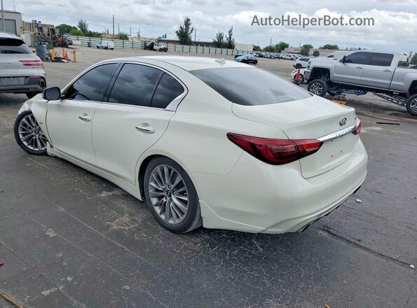 JN1EV7AP7LM204094 2020 INFINITI Q50 White Trasero izquierdo