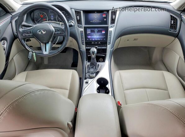 JN1EV7AP7LM204094 2020 INFINITI Q50 White Vista del salpicadero