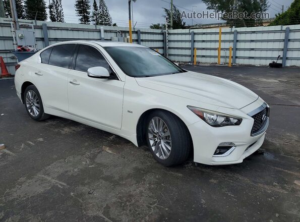 JN1EV7AP7LM204094 2020 INFINITI Q50 White Delantero derecho