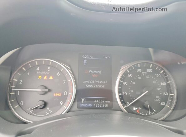 JN1EV7AP7LM204094 2020 INFINITI Q50 White Vista del cuadro de instrumentos