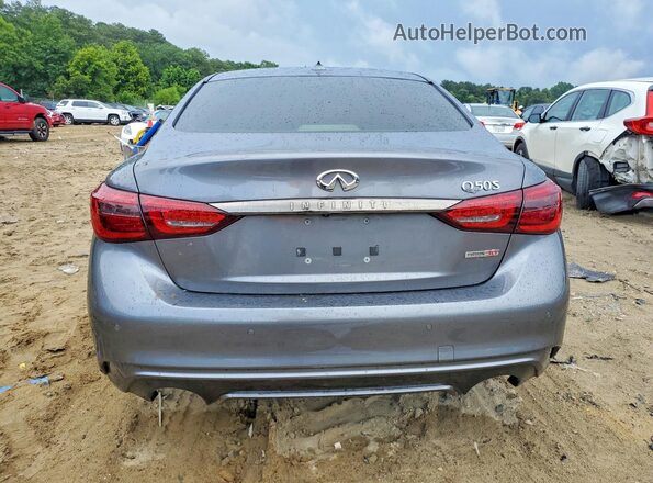 JN1EV7AP7LM205567 2020 INFINITI Q50 Gray Rear view