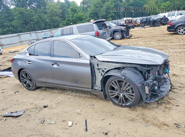 JN1EV7AP7LM205567 2020 INFINITI Q50 Gray Front right