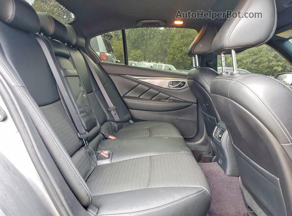 JN1EV7AP7LM205567 2020 INFINITI Q50 Gray Rear seats view
