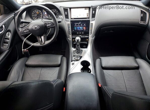 JN1EV7AP7LM205567 2020 INFINITI Q50 Gray Dashboard view